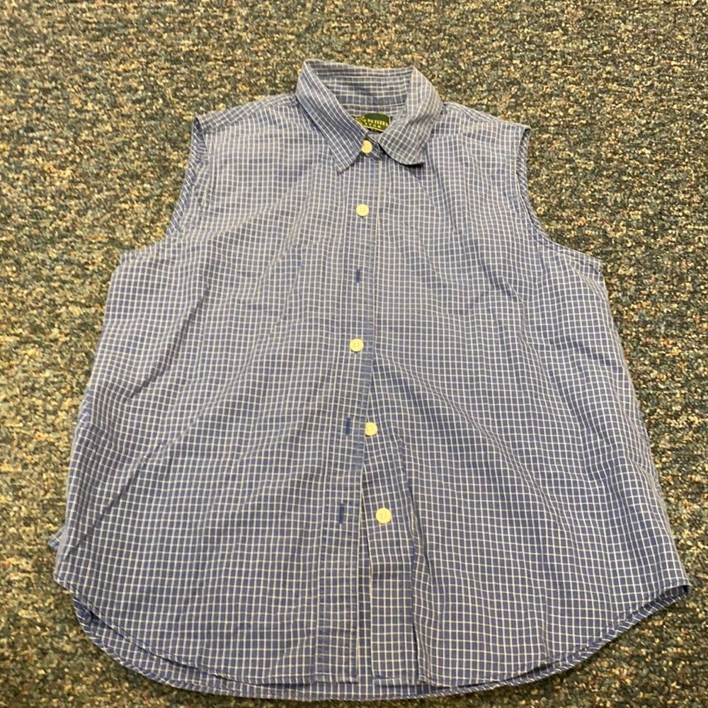 Sleeveless Button Down Top sz. S petite